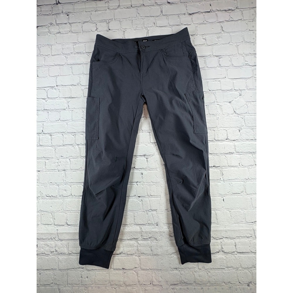 PrAna Cargo Joggers Women 6/REG Gray Good Articulated Knee Standard Fit Pant